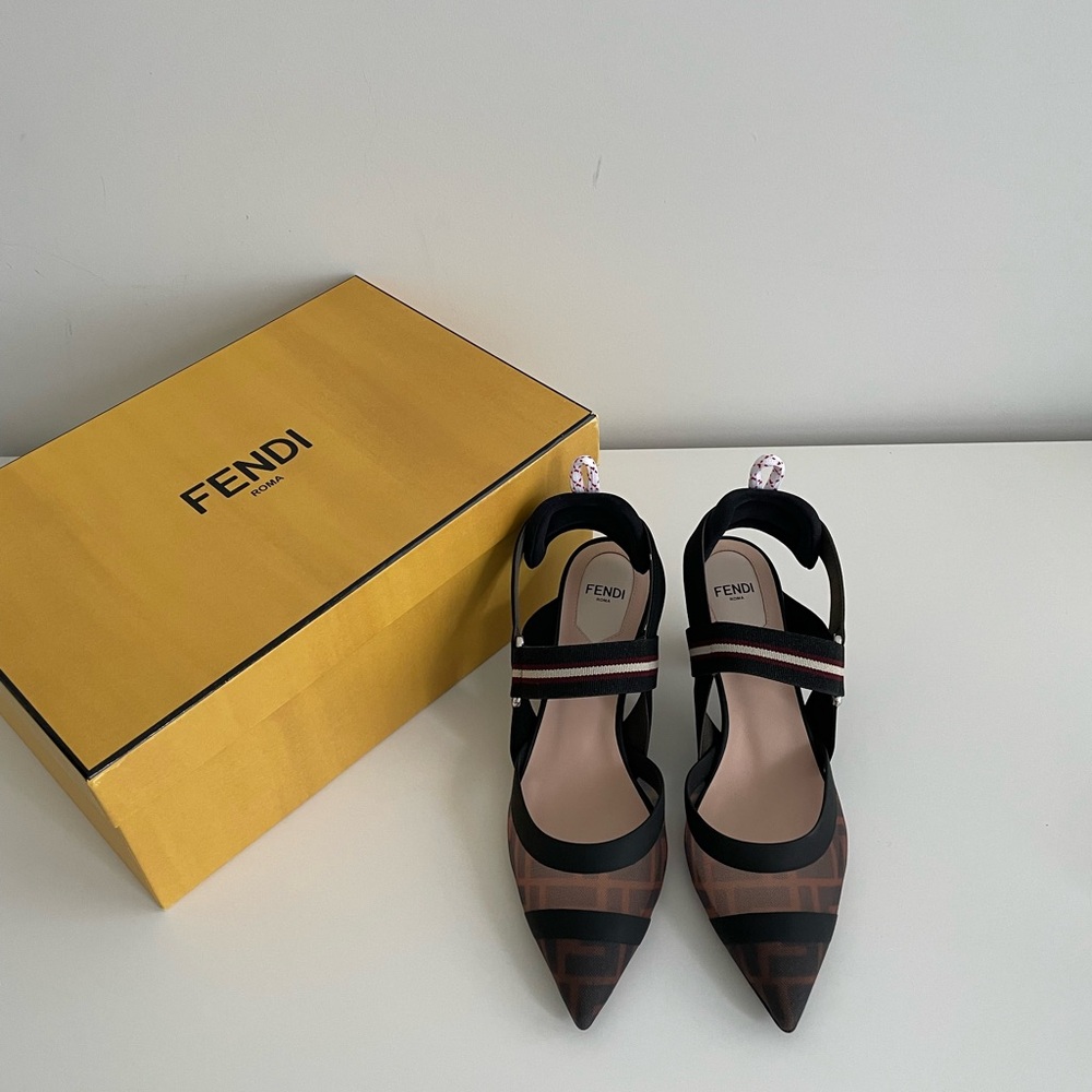 Fendi Colibrì medium-heel slingbacks